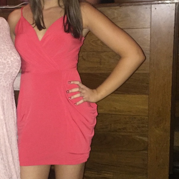 BCBG Red Pocket Dress - Picture 2 of 3